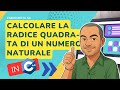 C++: radice quadrata intera di un numero - esercizio svolto n. 54