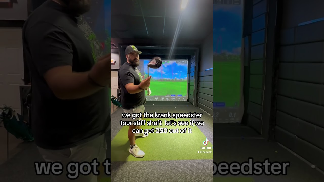 Первый удар с клюшкой Krank Golf Long Drive 3 Wood! 