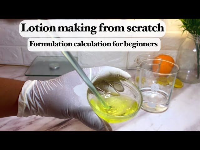 How to Formulate Lotion Recipes