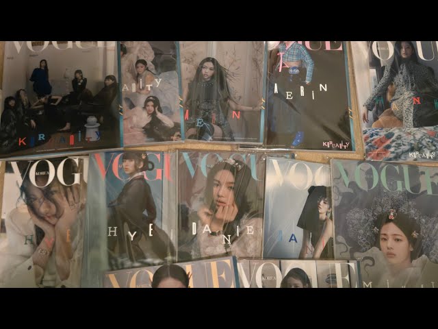 【韓国限定】セット newJeans VOGUE KOREA 2025年1月号 MINJI, HANNI, DANIELLE, HAERIN & HYEIN Cover - Vogue Korea
