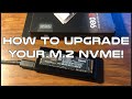 I upgraded from a Samsung M.2 NVMe 970 to a 980 Pro! How To Install.
