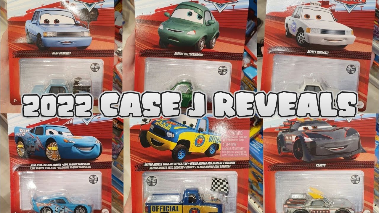 Disney Pixar Cars New 22 Case J Singles Reveals Crazy Cars 7 Youtube