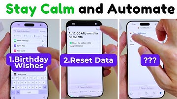 iPhone Shortcuts - Automate Birthday Wishes and More...!