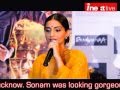 Sonam Kapoor &amp; Dhanush in Lucknow for Raanjhanaa Promotion