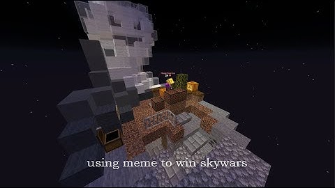 using meme song to win skywars