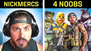 Can 4 Warzone Noobs Beat Nickmercs…