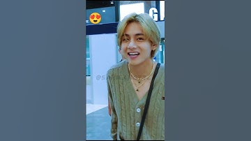 Have a safe flight ✈️ tae 😍 #shorts #shortsfeed #bts #v #taehyung #kpop