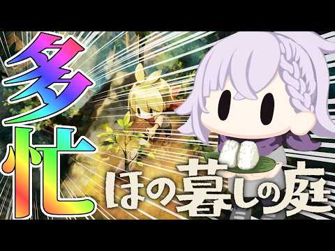 【ほの暮しの庭】うおおおお畑‼️採掘‼️金策‼️建築‼️【1年目秋】