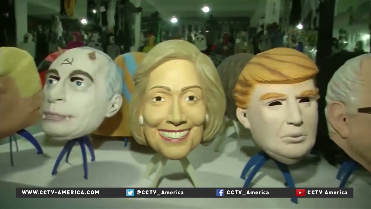 Trump vs Clinton: Chinese mask edition