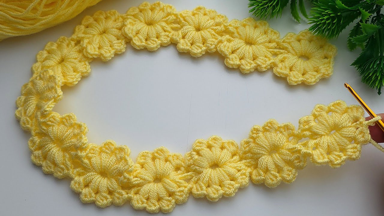 💰 I made 50 in one day and I sold them all! This is the best yellow flower crochet.
