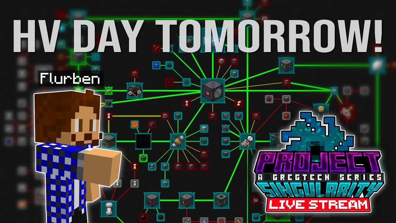 HV DAY IS TOMORROWW - Project Singularity SMP - YouTube