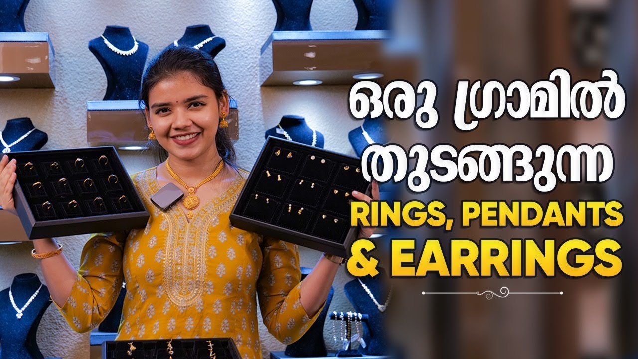 1 Gram Pendants, Rings & Earrings Collection Zircon Stones