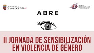 II Jornada de Sensibilización en Violencia de Género. Universidad de Burgos