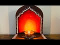 Diwali Decor | Kolam on wood | Diya Decoration