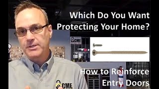 Double Your Door Security for  $1  Entry Door Reinforcement