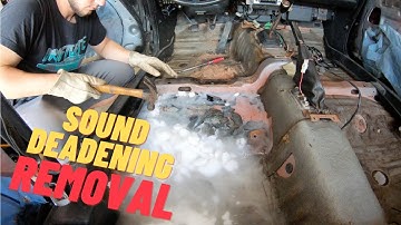 Sound Deadening Removal - 1st Gen Celica Project Car