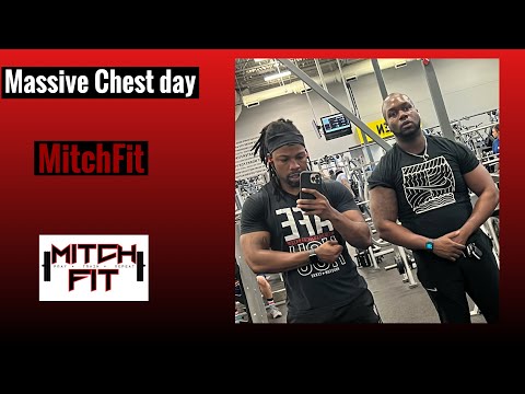 Killed chest day with my brother from another mother..MitchFit 🔥💪🏾. It’s bulking season