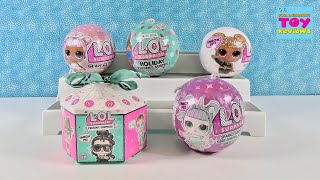 LOL Surprise Palooza Holiday Sparkle Glitter Present & More Unboxing | PSToyReviews