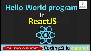 Create Your First React App - Hello World | React tutorial in Hindi |#reactjs #codingzilla