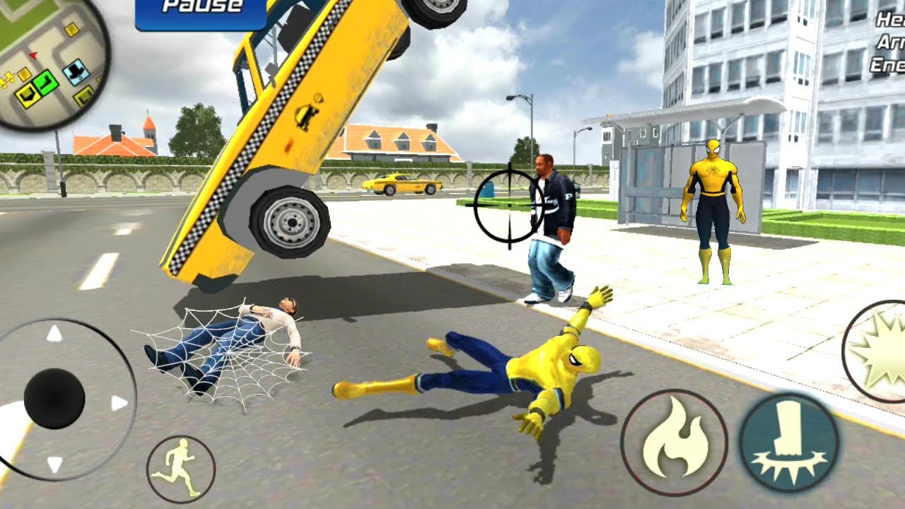 Spider Rope Hero - Incredible Spider Hero City Gangster Battle | Best Android GamePlay HD