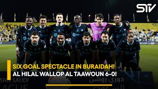 Watkins and Martinelli combine! Al Hilal wallop Al Taawoun 6-0! ZO1V