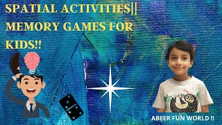 SPATIAL ACTIVITIES | BRAIN GAMES FOR KIDS | SPATIAL AWARENESS ACTIVITIES | SPATIAL INTELLIGENCE screenshot 1