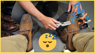 HOW TO CLEAN YOUR SUEDE SHOES!!! | ANGELO SHOE SHINE ASMR