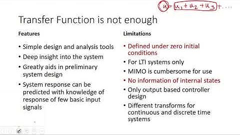 EEN 305 EED IITR Lecture 1A - Introduction to State Space Realizations - Advanced Control Systems