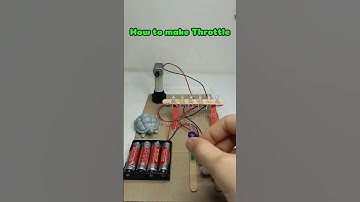 Amazing Idea • How to make Throttle using Dc Motor Speed Controller | #dcmotor #tech #youtubeshorts