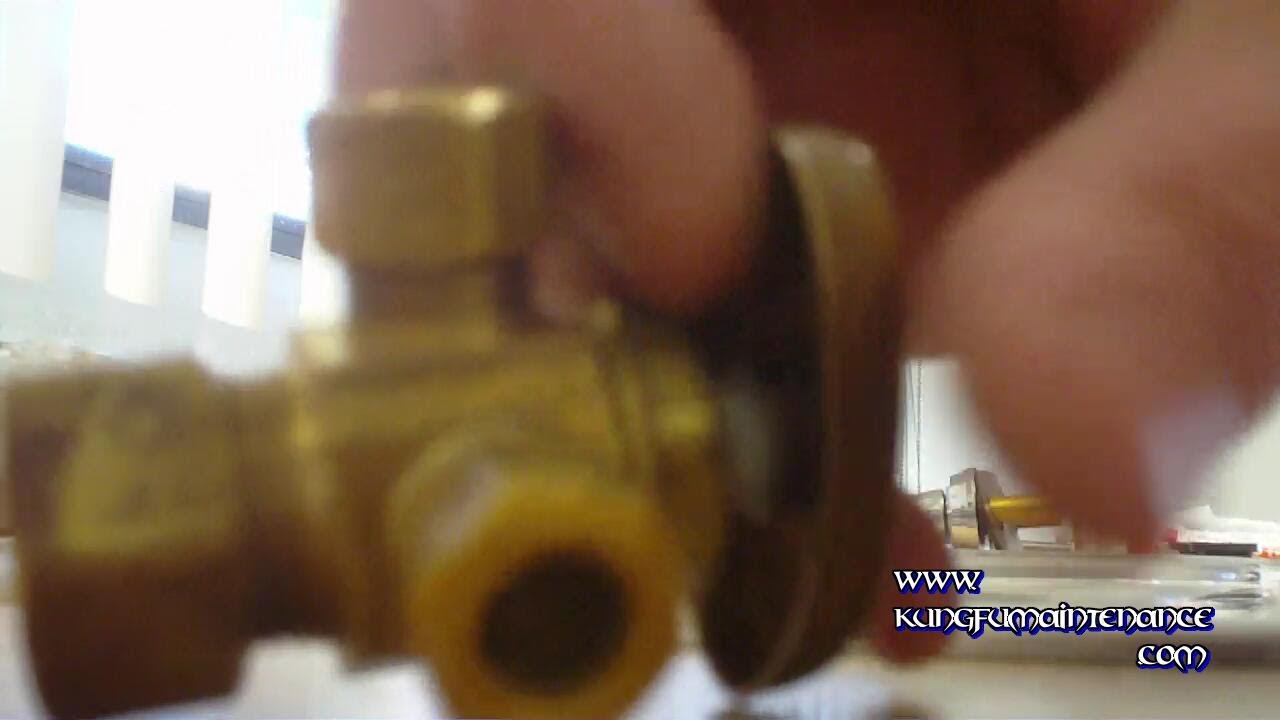 How To Replace A Broken Water Isolation Valve Dual Angle Stop Shut Off
