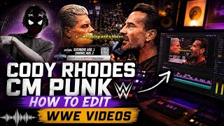 How I Edited CM PUNK'S Viral SmackDown Promo! 🎤🔥 (Step-By-Step WWE Editing)  screenshot 2