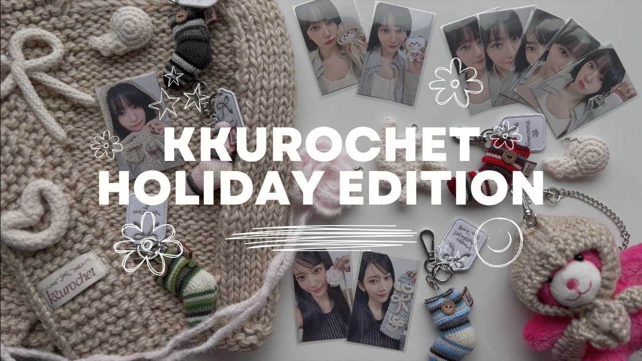 LE SSERAFIM KKUROCHET Holiday Edition by Sakura Merch Unboxing