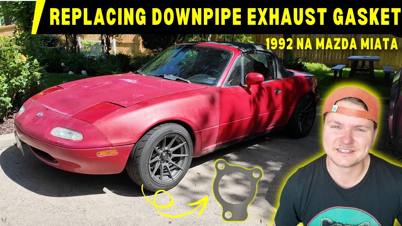 Replacing The NA Miata Downpipe Exhaust Gasket