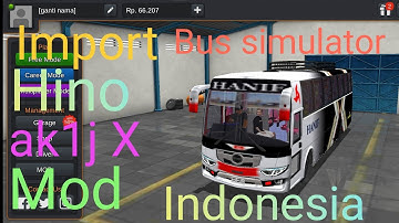 How to add Hino ak1j X mod in Bus Simulator Indonesia. Download link in description box.