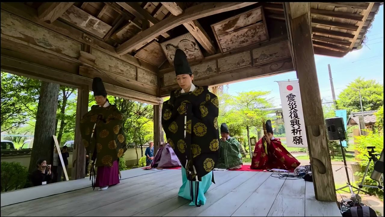 雅楽奉納会さんに撮影していただいた動画です。
