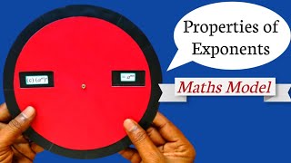 Laws of Exponents Maths Model | Maths Model Project | Properties of Exponents | Maths Working Model