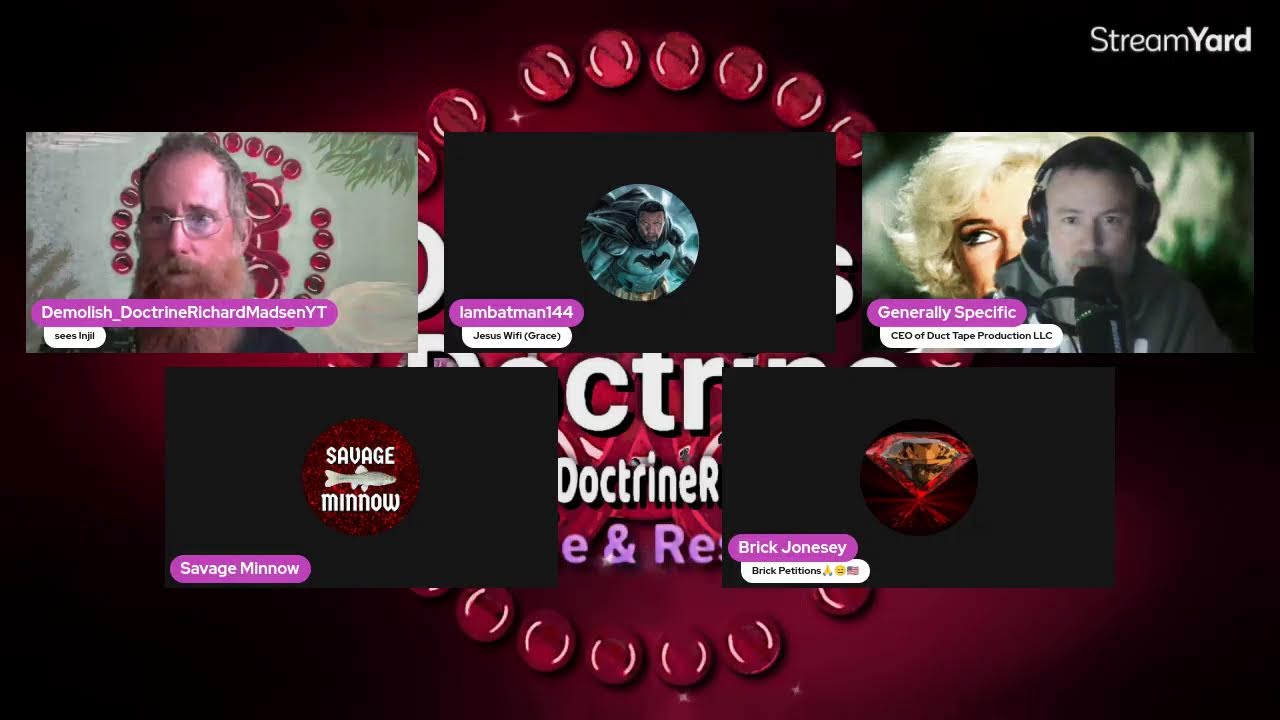 The "Never Ending" Conversation (open Panel) Panel Links below