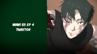Maki Zenin Twixtor Clips 4K 60Fps Jujutsu Kaisen Season 3 Episode 4