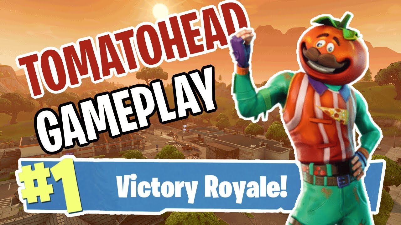 Tomatohead gameplay & solo win!! | Fortnite Battle Royale