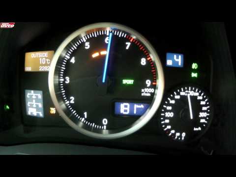 Lexus IS-F 0-200 km/h 200-0 km/h Acceleration Braking Test sport auto