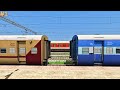 ICF UTKRISHT COUPLING ICF SLEEPER TRAIN | BUMPY RAILROAD | Train Simulator | Railwork | Simulator