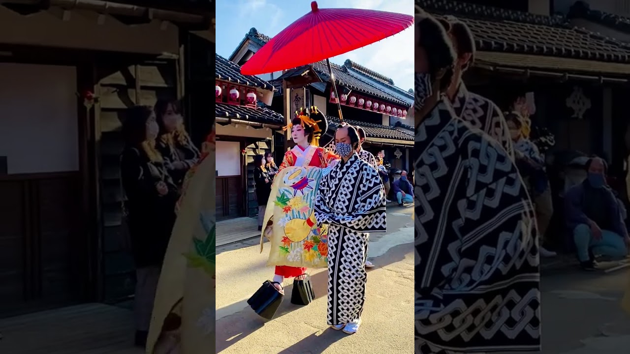 吉野太夫と目があった　EDO WONDERLAND  Oiran-Dochu