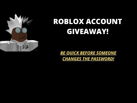 Roblox Account Giveaway Be Quick To Get The Password Ii Silly Dax Youtube - roblox password hint