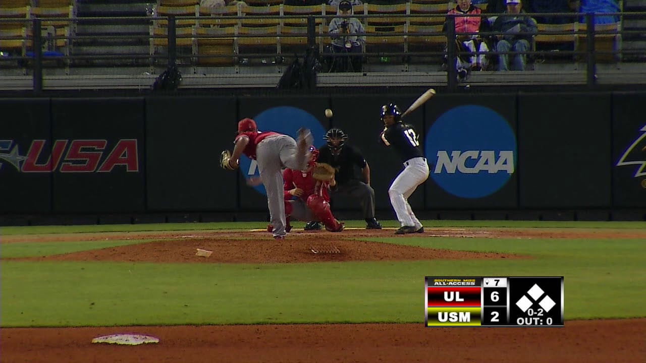 southern-miss-baseball-vs-ul-lafayette-game-2-04-04-2018-youtube
