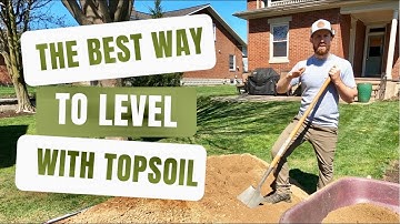 Level Your Lawn With Top Soil