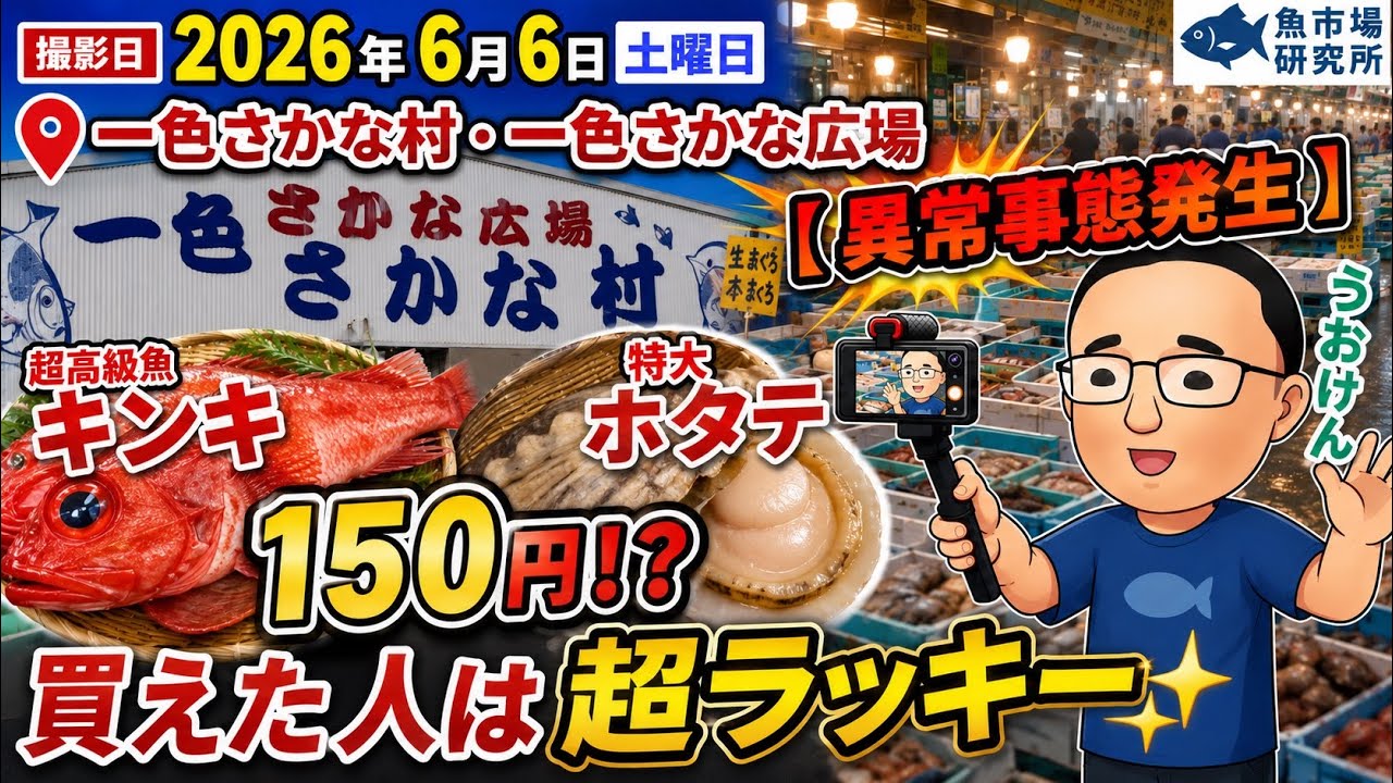 Unusual Situation Occurs] Super-premium Kinki fish and extra-large