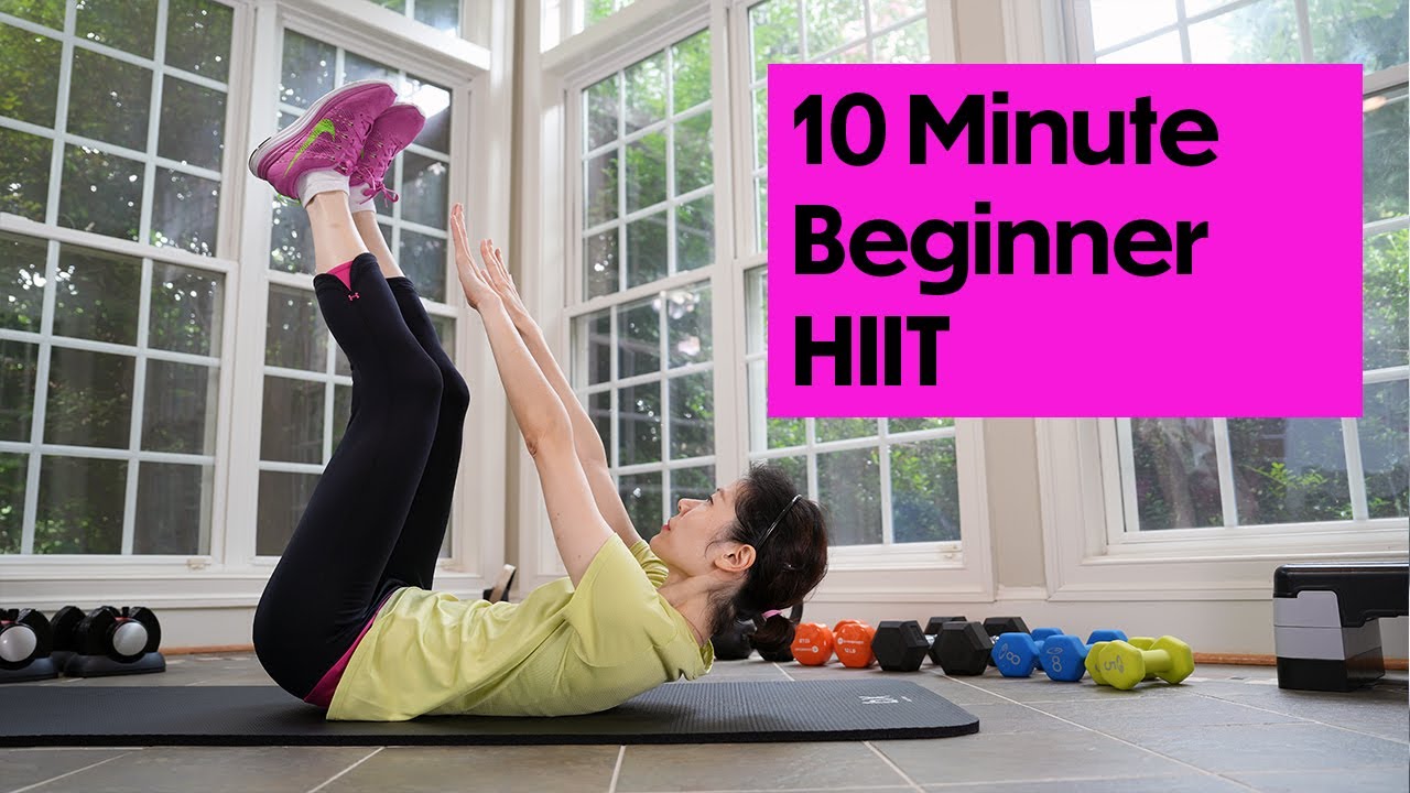 IntervalUp 10 Minute HIIT Workout for Beginners at Home | No Equipment ...