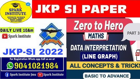 L-3 DATA INTERPRETATION ||JKP SI/JKSSB/SSC/BANK @REGULAR BATCH SPARK INSTITUTE