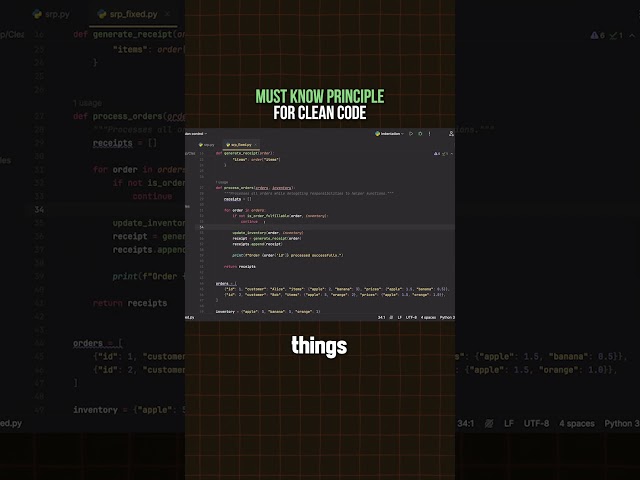 This is the MOST important coding principle.