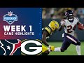 Houston Texans vs. Green Bay Packers | Preseason Week 1 Game Highlights